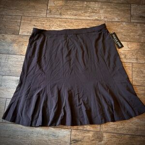 Focus 2000 Women's Dark brown A-Line Skirt size 20W 2X
